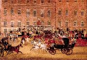 Pollard, James Hatchetts- The White Horse Cellar, Piccadilly oil painting